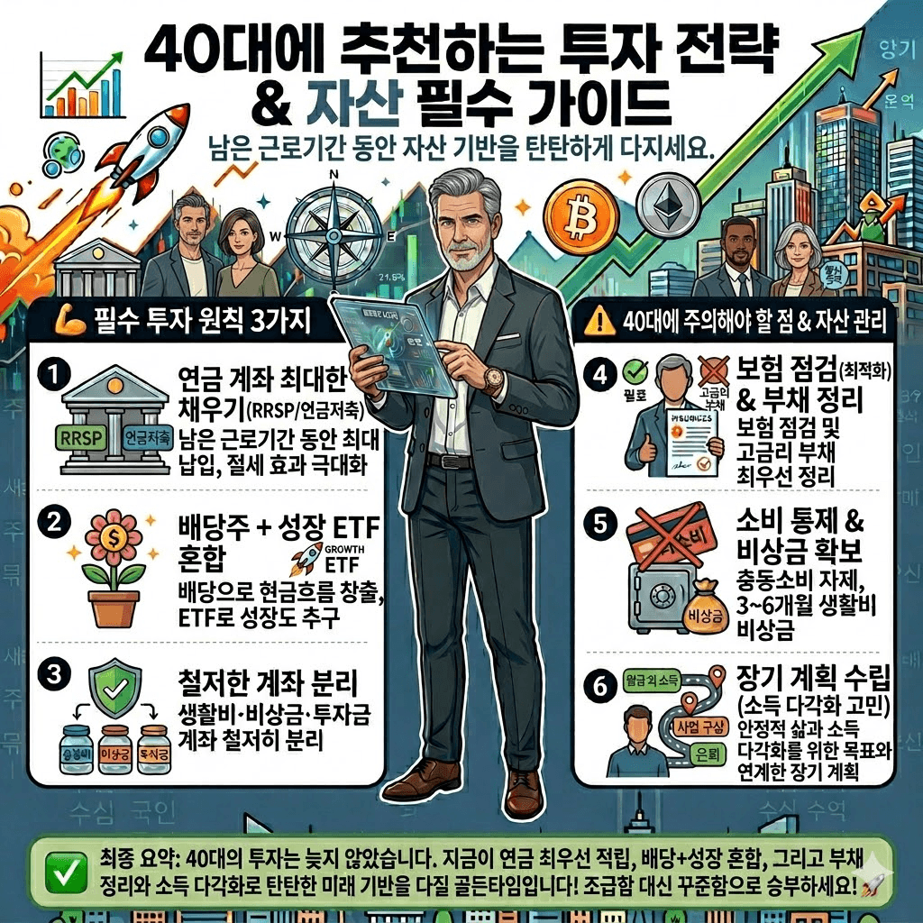 40대에 투자를 시작한다면 — 진짜 시작은 지금부터