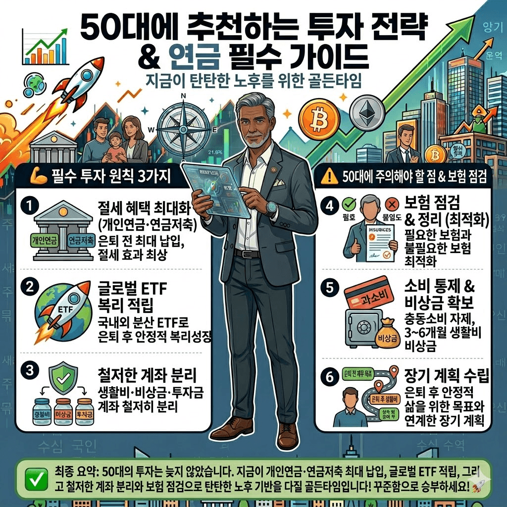 50대에 투자를 시작한다면늦었다고 생각할 때가 가장