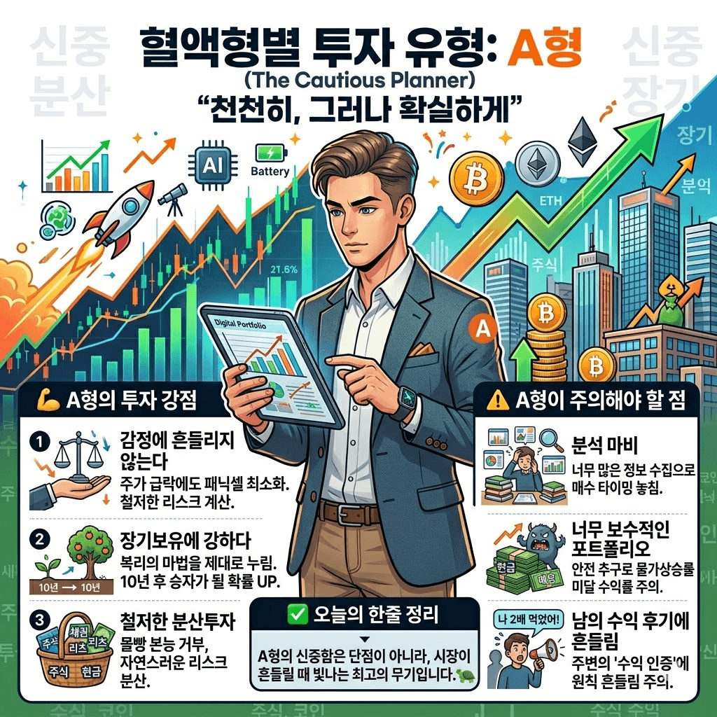 a형의 투자 스타일 신중한 계획가