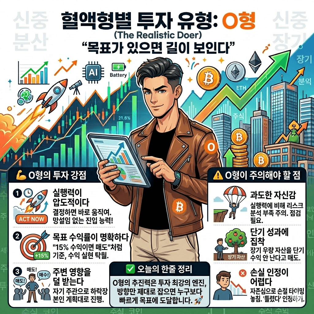 o형의 투자 스타일 현실적인 실행가